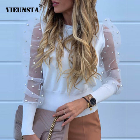 Elegant White Blouse Shirt Women's Long Sleeve Buttton Fashion Woman Blouses 2020 Womens Tops and Blouses Solid Spring Tops